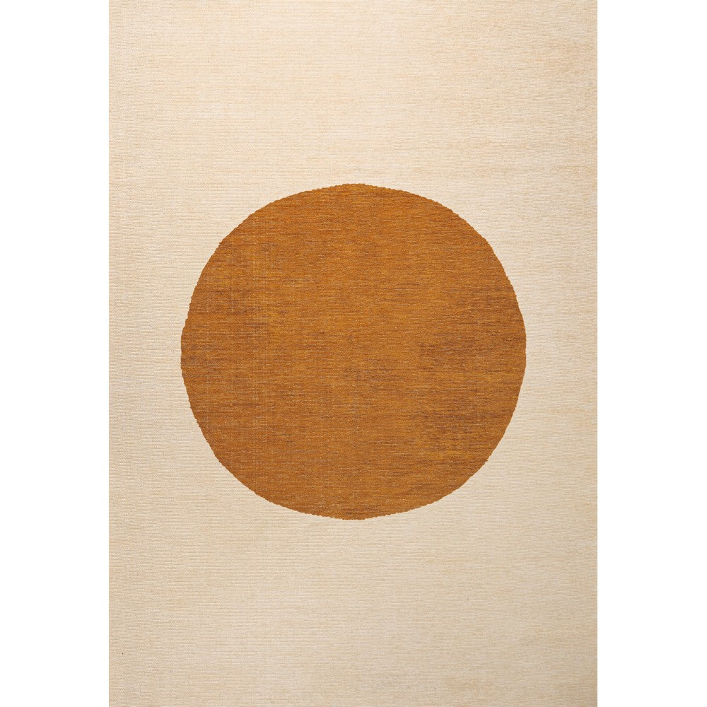 Miles Minimalist Geometric Dot Machine-washable Area Rug