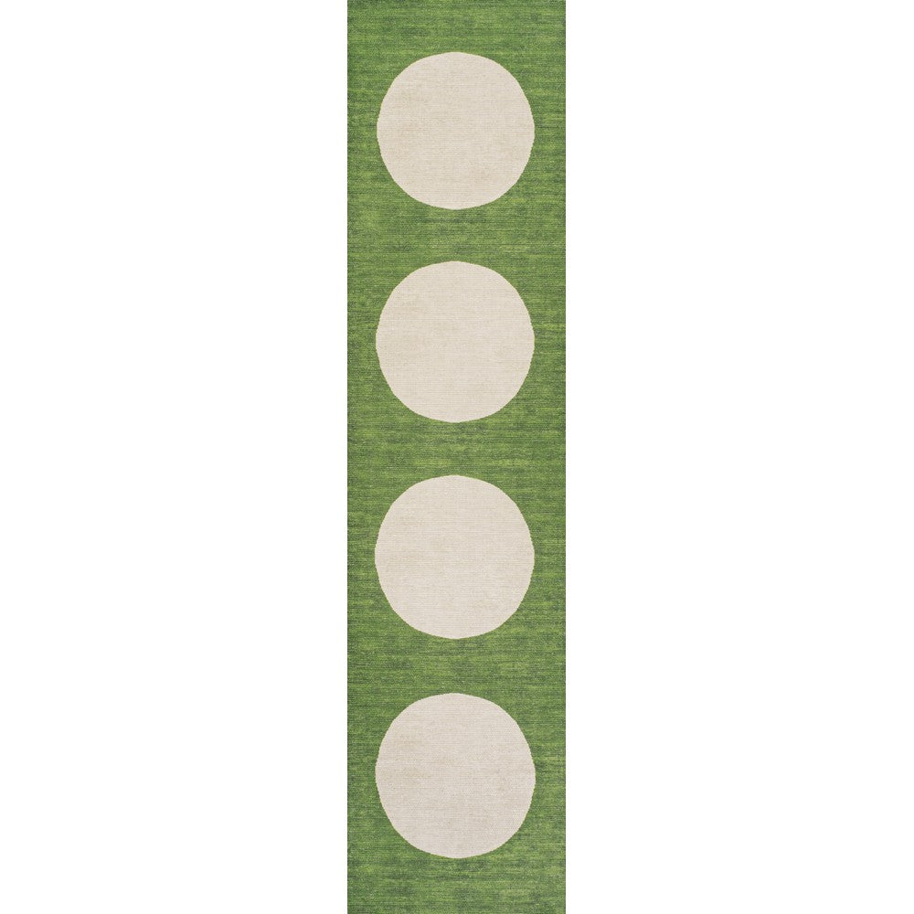 Miles Minimalist Geometric Dot Machine-washable Area Rug