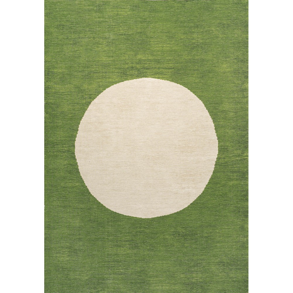 Miles Minimalist Geometric Dot Machine-washable Area Rug
