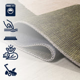 Miles Minimalist Geometric Dot Machine-washable Area Rug