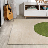 Miles Minimalist Geometric Dot Machine-washable Area Rug