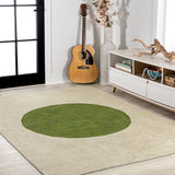 Miles Minimalist Geometric Dot Machine-washable Area Rug