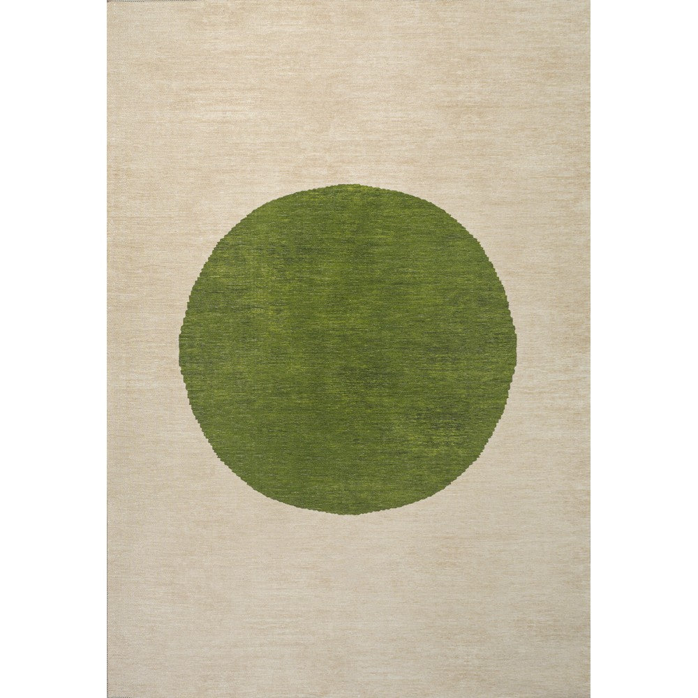 Miles Minimalist Geometric Dot Machine-washable Area Rug