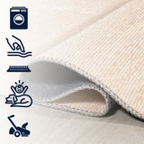 Marsh Minimalist Graphic Circle Machine-washable Area Rug