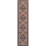Mona Geometric Medallion Machine-washable Area Rug