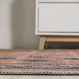 Mona Geometric Medallion Machine-washable Area Rug