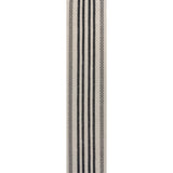 Curry Geometric Striped Machine-washable Area Rug