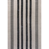 Curry Geometric Striped Machine-washable Area Rug