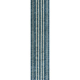 Curry Geometric Striped Machine-washable Area Rug