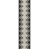 Robinson Modern Chevron Border Area Rug