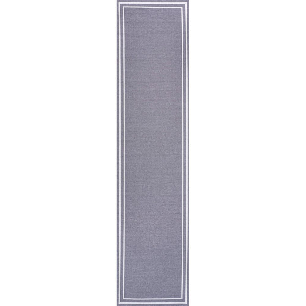 Khmer-Classic 2-stripe Border Washable Area Rug