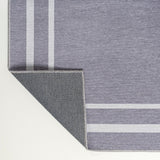 Khmer-Classic 2-stripe Border Washable Area Rug