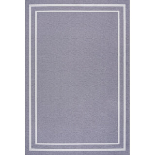 Khmer-Classic 2-stripe Border Washable Area Rug