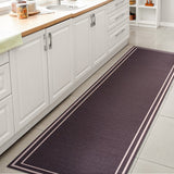 Khmer-Classic 2-stripe Border Washable Area Rug