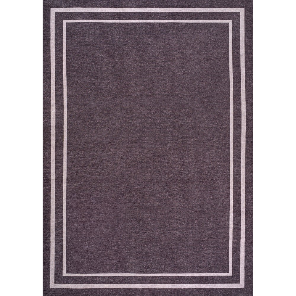 Khmer-Classic 2-stripe Border Washable Area Rug