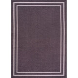 Khmer-Classic 2-stripe Border Washable Area Rug