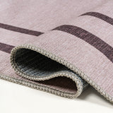 Khmer-Classic 2-stripe Border Washable Area Rug