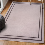 Khmer-Classic 2-stripe Border Washable Area Rug