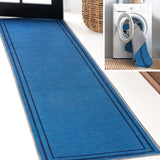 Khmer-Classic 2-stripe Border Washable Area Rug