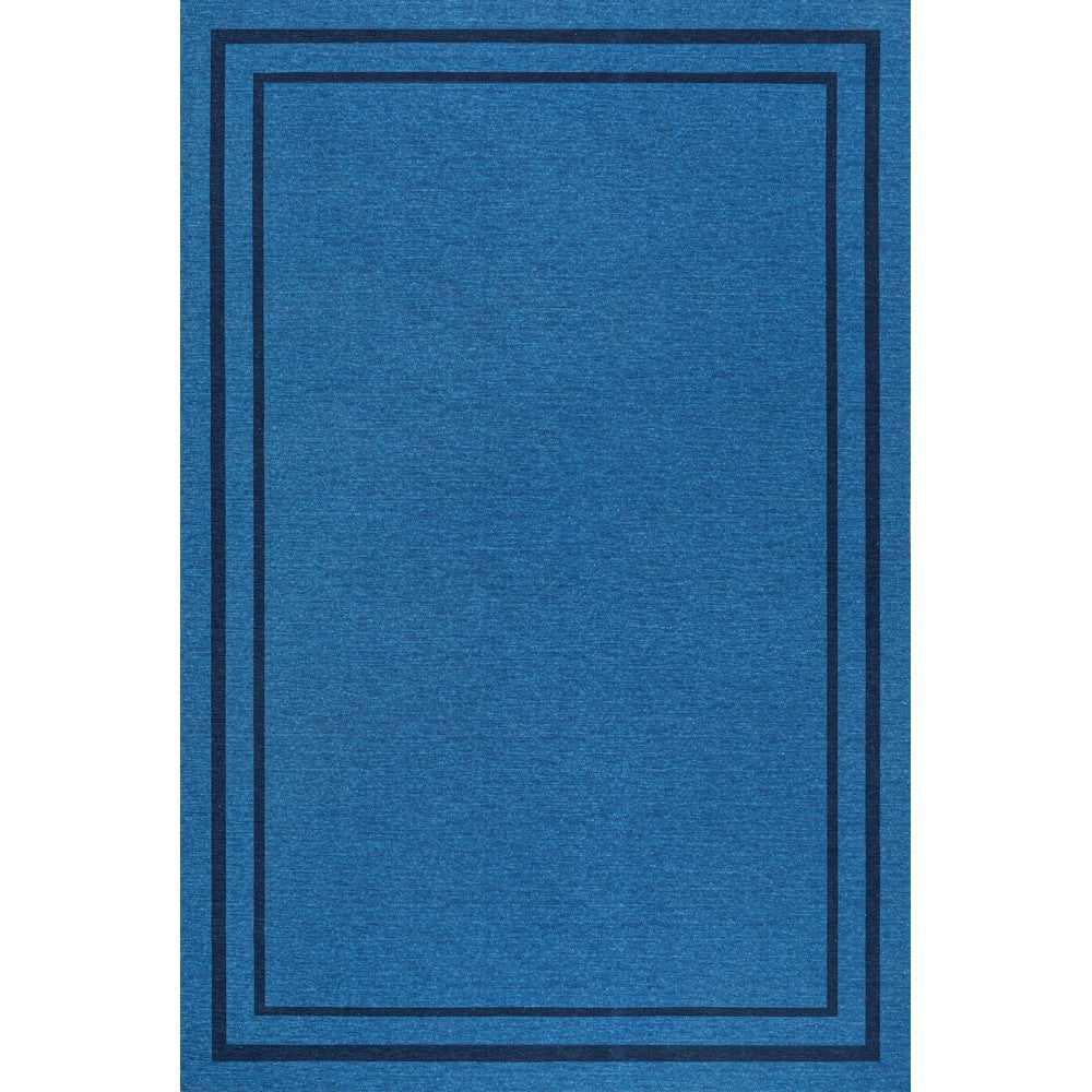 Khmer-Classic 2-stripe Border Washable Area Rug