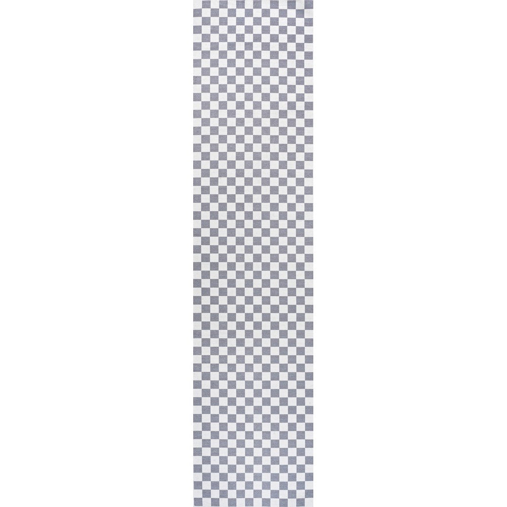 Royale Modern Cottage Checkerboard Washable Area Rug