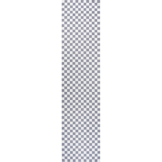 Royale Modern Cottage Checkerboard Washable Area Rug