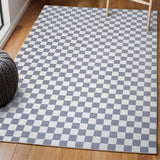 Royale Modern Cottage Checkerboard Washable Area Rug