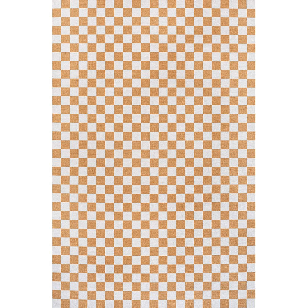 Royale Modern Cottage Checkerboard Washable Area Rug
