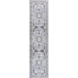 Boho Bohemian Distressed Chenille Machine-washable Area Rug