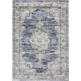 Boho Bohemian Distressed Chenille Machine-washable Area Rug