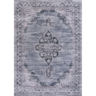 Vernal Chenille Cottage Medallion Machine-washable Area Rug