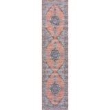 Vernal Chenille Cottage Medallion Machine-washable Area Rug