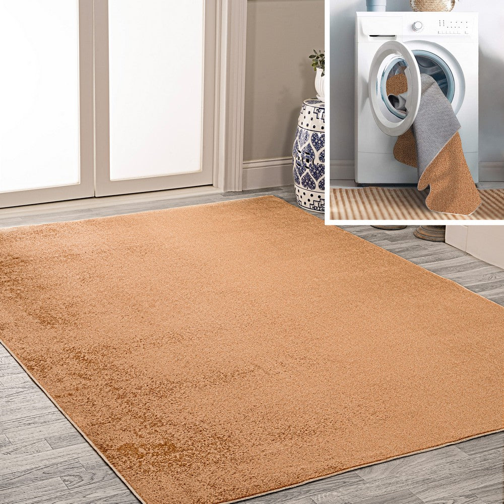 Alexander Classic Solid Low-Pile Machine-Washable Area Rug