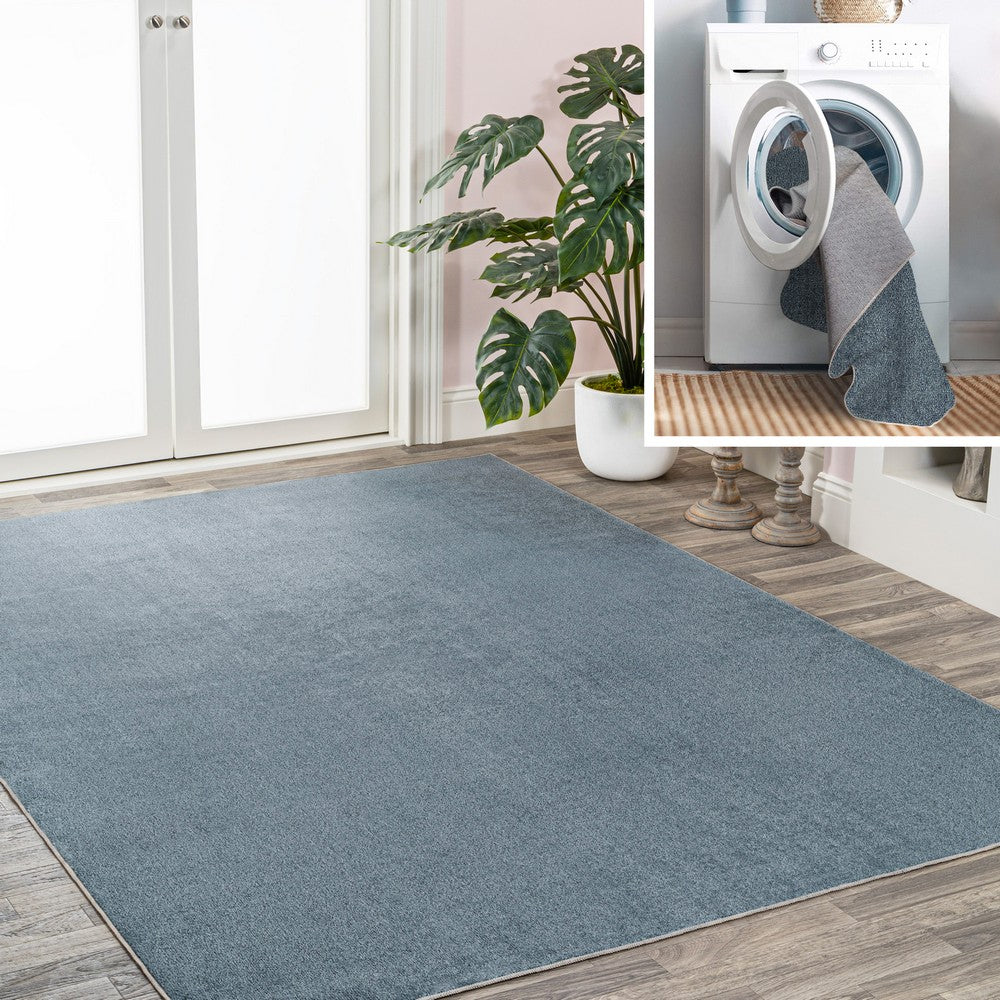 Alexander Classic Solid Low-Pile Machine-Washable Area Rug