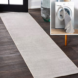 Alexander Classic Solid Low-Pile Machine-Washable Area Rug