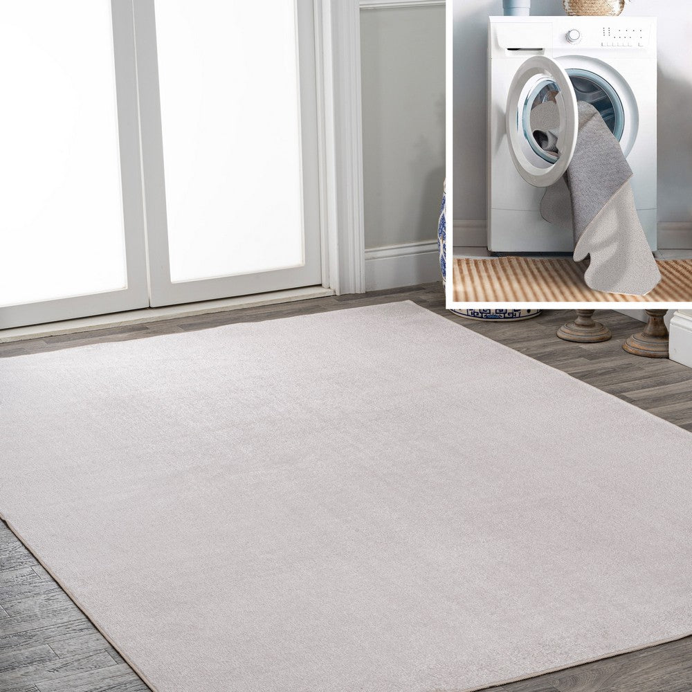 Alexander Classic Solid Low-Pile Machine-Washable Area Rug