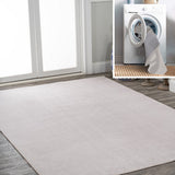 Alexander Classic Solid Low-Pile Machine-Washable Area Rug