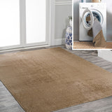 Alexander Classic Solid Low-Pile Machine-Washable Area Rug