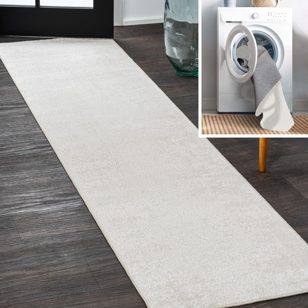 Alexander Classic Solid Low-Pile Machine-Washable Area Rug