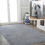 Alexander Classic Solid Low-Pile Machine-Washable Area Rug
