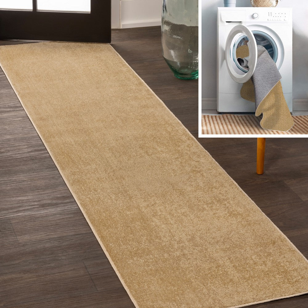 Alexander Classic Solid Low-Pile Machine-Washable Area Rug