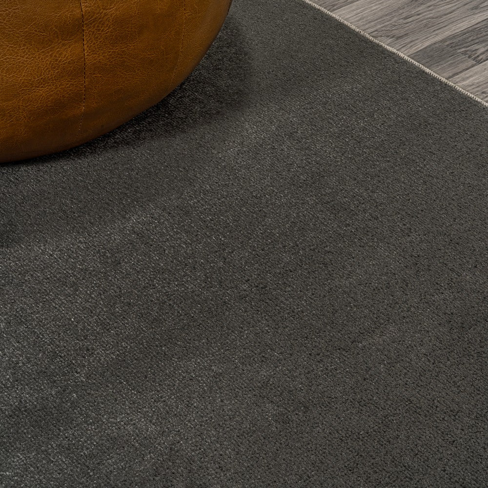 Alexander Classic Solid Low-Pile Machine-Washable Area Rug