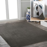 Alexander Classic Solid Low-Pile Machine-Washable Area Rug