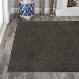 Alexander Classic Solid Low-Pile Machine-Washable Area Rug