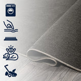 Alexander Classic Solid Low-Pile Machine-Washable Area Rug