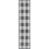 Cottage Gradient Plaid Cottage Machine-Washable Area Rug