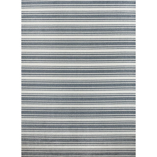 Carolina Two-Tone Striped Classic Low-Pile Machine-Washable Area Rug