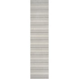Carolina Two-Tone Striped Classic Low-Pile Machine-Washable Area Rug