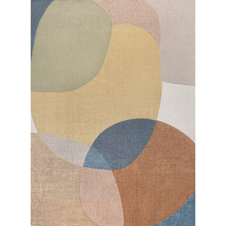 Nordic Geometric contemporary Machine-Washable Area Rug