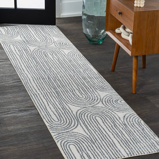 Archie Contemporary Glam Geometric Machine-Washable Area Rug